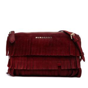 Pre Loved burberry Women Red Crossbody Bags